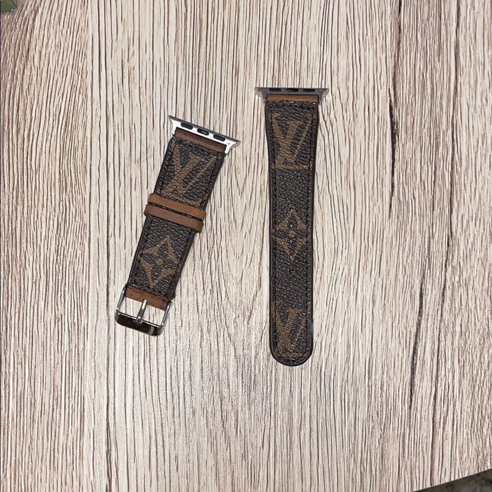Louis Vuitton Brown Monogram Watch Strap